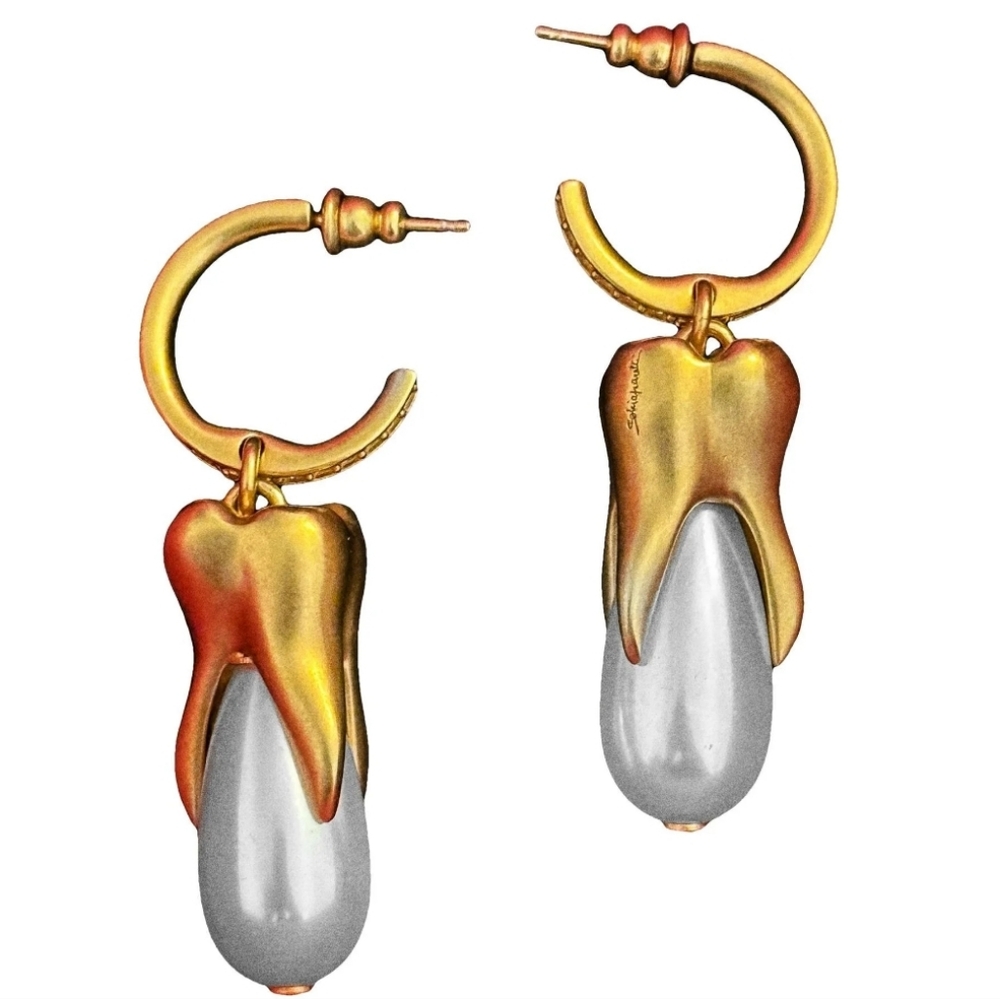 Schiaparelli Tooth Earrings
